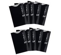 KORUMA Étui protége des Cartes de crédit, débit bloquant Les signaux RFID/NFC, Protection Portefeuille Titulaire - Protection RFID Carte bancaire (Noir/Argent)