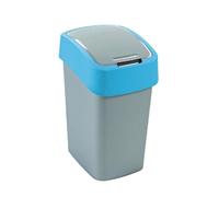 Koš odpadkový Flipbin 50 l stříbrný/modrý,500013