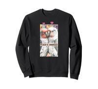 Kosa Crayon Oiseau Perroquet Couple Amour Pêches Embrasser Sweatshirt