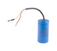 KOSBO Condensateur de démarrage CD60 250UF 250V AC for compresseur d'air de Moteur électrique Robuste Rouge Jaune Deux Fils