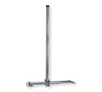 Koscom Support pour chevrons de toit pour parabole satellite jusqu'à 100 cm I Support satellite avec passe-câble I Longueur du mât 130 cm et diamètre 48 mm I Distance des chevrons réglable 51-90 cm