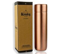 Kosdeg Bouteille d'eau en cuivre 481,9 g - Design vintage moderne
