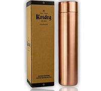 Kosdeg Bouteille d'eau en cuivre 992,2 g - Design vintage moderne