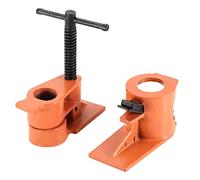 KOSDFOGE 1 inch Heavy Duty Pipe Clamp Jaws Vise Fixture Woodworking Tool Kit for Cabinets and Woodworkers