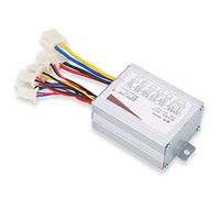 KOSDFOGE 24V 350W Motor Brushed Controller Box Electric Bicycle Scooter Aluminium Alloy Heat Dissipation