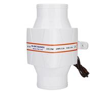 KOSDFOGE 3In Line Marine Bilge Air Blower Strong Ventilation Fan Yacht Caravan White DC 12V