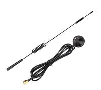 KOSDFOGE 433Mhz 10Dbi Antenne À Gain Élevé 31cm Module sans Fil Antenne D'Aspiration Magnétique SMA Mâle, avec Ventouse À Ressort de Barrière avec Câble en Cuivre Pur 174