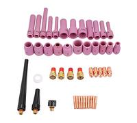 KOSDFOGE 46pcs/set WP 9 20 25 Series TIG Welding Torch Consumables Accessories for Cutting Projects