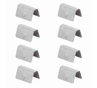 KOSDFOGE Car Wind Rain Deflector Channel Stainless Steel 8Pcs Fixing Retaining Clips Compatible with HEKO G3 SNED
