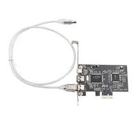 KOSDFOGE Carte Contrôleur, PCI-E PCI Express FireWire 1394a IEEE 1394 Carte Contrôleur avec Câble Firewire