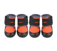 KOSDFOGE Fashionable Pet Puppy Shoes Large Dog Non Slip Outdoor Sports Climbing Boots Red Orange Various Sizes Easy to Wear Waterproof (45)