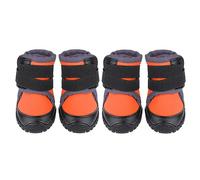 KOSDFOGE Fashionable Pet Puppy Shoes Large Dog Non Slip Outdoor Sports Climbing Boots Red Orange Various Sizes Easy to Wear Waterproof (80)
