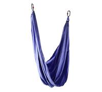 KOSDFOGE Hamac de Yoga Aérien Anti-Gravité, Kit de Démarrage Fitness Avec Poignée Suspendue pour Inversion et Swing - Tous Niveaux (Violet Élégant)