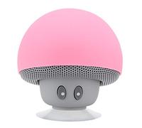 KOSDFOGE Haut Parleur Bluetooth Champignon Mignon, Mini Haut Parleur Portable avec Un Son Puissant, Design Élégant avec Fonction Ventouse, Décoration de Bureau, pour Les Enfants, Les Filles