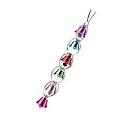KOSDFOGE Parrot Toy Bird Toys Hanging Bells - Stylish, Entertaining, Suitable for Small and Medium Parrots Random Color
