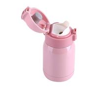 KOSDFOGE Petit Thermos, 200/360 ML Mini Tasse Isolée Sous Vide à Double Paroi En Acier Inoxydable Bouteille D'eau Thermique Tasse De Bureau(180ml-rose)