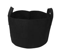 KOSDFOGE Plant Grow Bag Round Aeration Planting Pot Container Large Capacity Black for Garden Planting Home Balcony 1/2/3/5/7/10 Gallon (29 x 41 cm) 10 Gallon