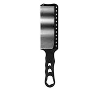 KOSDFOGE Professional Styling Cutting Barber Comb for Salon Hair Stylist Smooth Non-slip Hollow Design [Professional Personal] ABS (Noir)