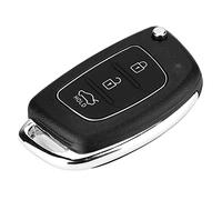 KOSDFOGE Replacement Durable Flip 3 Button Remote Key Fob Case Shell Cover for Santa Fe ix45