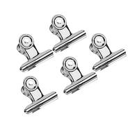 KOSDFOGE Stainless Steel Silver Nail Extension Clips C Curve 5pcs Multifunctional Nail Art Clips Long Thin Nails Beginners Professional Use Light Compact Size