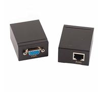 KOSDFOGE Vga vers Ethernet, sur Câble Réseau RJ45 Cat Cat6 Adaptateur Répéteur D'extension De Signal VGa 200Ft/60M 1 émetteur 1 Récepteur