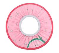 KOSDFOGE Waterproof Cloth Baby Shampooing Cap Elastic Kids Shower Bathing Protection Hat for Baby, Kids, Cartoon Pattern (Rose)