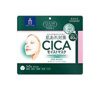 Kose Clear Turn CICA Moist Masque facial hydratant - 40 pièces