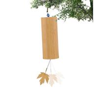 Koshi Ignis Carillon Beige- Koshi (Hokema Shanti) Wind Chimes Aqua Carillon À Vent Artisanal | en Bambou Fait Main en France Soudée | Sons Mélodiques Activés par Le Vent & Décoration Extérieure pour
