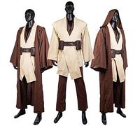 Koshowgic Costume de cosplay pour homme, costume de tunique de chevalier masculin adulte, uniforme à capuche, cape complète, cape pour Halloween, cosplay, taille L
