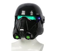 Koshowgic SW Cosplay Trooper Casque de cosplay de luxe à collectionner Masque intégral Costume pour adulte Masque d'Halloween en résine (Death Trooper)