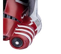 Koshowgic Trooper Casque SW Black Series Cosplay - Figurine à collectionner en résine - Masque intégral pour adulte - Masque d'Halloween (rouge/blanc)