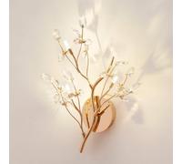 KOSILUM - Applique cristal Ebensee - Lumière Blanc Chaud Eclairage Salon Chambre Cuisine Couloir - 3 x max 3W - - G4-12V - IP20