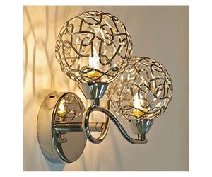 KOSILUM - Applique murale design double Aphyse - Lumière Blanc Chaud Eclairage Salon Chambre Cuisine Couloir - - - G9 - IP20