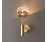 KOSILUM - Applique murale dorée verre bicolor - Armela - Lumière Blanc Chaud Eclairage Salon Chambre Cuisine Couloir - - - G9 - IP20