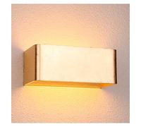 KOSILUM - Applique murale feuille d'or LED - 20 cm - Quadra - Lumière Blanc Chaud Eclairage Salon Chambre Cuisine Couloir - - 496 lm - LED intégrée - IP20