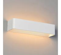KOSILUM - Applique murale LED design 12W - 37 cm - Quadra - Lumière Blanc Chaud Eclairage Salon Chambre Cuisine Couloir - 12 x 1W - 931 lm - LED intégrée - IP20