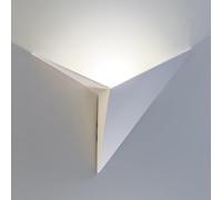 KOSILUM - Applique murale LED ultra design - Blanc - London - Lumière Blanc Chaud Eclairage Salon Chambre Cuisine Couloir - 3W - 150 lm - LED intégrée - IP20