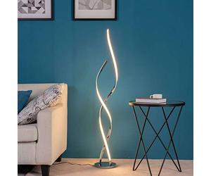 KOSILUM - Lampadaire LED Ultra Design - 126 cm Cascada - Lumière Blanc Chaud Eclairage Salon Chambre Cuisine Couloir - - 1700 lm - LED intégrée - IP20
