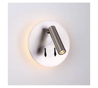 KOSILUM - Liseuse tendance double LED et interrupteur - Bilbao - Lumière Blanc Chaud Eclairage Salon Chambre Cuisine Couloir - - 792 lm - LED intégrée - IP20