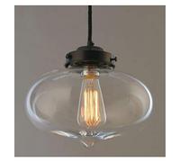 KOSILUM - Suspension goutte d'eau transparente - Cerro - Lumière Blanc Chaud Eclairage Salon Chambre Cuisine Couloir - 1 x 40W - - E27 - IP20