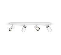 Philips Projecteur KOSIPO GU10 4 sources 4xNW 230V blanc