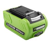 Kosiy 6.0Ah 40V 29472 Lithium Battery Replacement for GreenWorks 40V G-Max Li-ION Battery 29472 29462 2901319 Power Tools 24282 24252 21332 25322 20672 2101602 20312