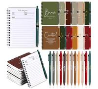 Kosiz Lot de 36 carnets chrétiens à spirale en vrac avec stylos bibliques - Petits carnets esthétiques - Cadeaux inspirants pour femmes, hommes, groupes d'église, familles, bureau et école