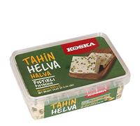Koska Tahin Halva de qualité supérieure avec pistache (700 g)