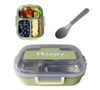 KOSLEOW Boite a Gouter Enfant avec 3 Compartiments, Lunch Box Enfant Inox et sans BPA, Boite à Lunch Isotherme pour École et Voyage, Idéal pour Maternelle et Famille