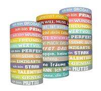 KOSLEOW Lot de 40 Bracelet en Silicone Motivatif, Cadeau Inspirant pour Adolescents, Adultes, Étudiants et Collègues, Parfait pour Anniversaires, Fêtes et Événements