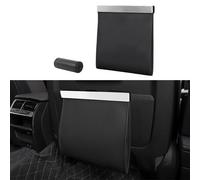 KOSLEOW Poubelle de Voiture en Cuir PU Interieur, Mini Corbeille Auto Magnétique et Rangement Pliable avec 12 Sacs, Installation Facile sur Siège, Accessoires Auto pour SUV, Camion, Voiture