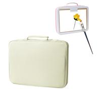 KOSLEOW Valisette de Dessin Portable pour Enfants avec Planche à Dessin, Valisette de Voyage pour Accessoires de Peinture, Crayons et Papier, Jeu de Voiture et Activité de Voyage pour 2 Ans et Plus