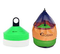 Kosma Spatial Cônes de marquage d'espace Jeunesse Unisexe, Vert/Blanc, 19 cm