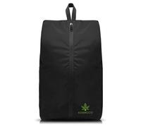 KOSMCCO Sac à chaussures anti-odeurs - Sac pour chaussures de football et de golf pour crampons malodorants et chaussures de sport | Durable, résistant à l'eau et facile à nettoyer (noir, taille